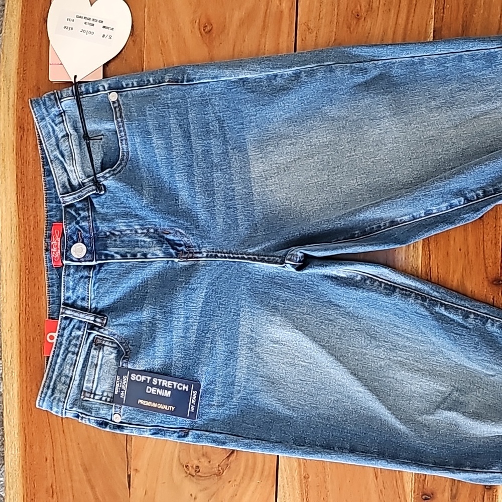 HH Jeans Los Angeles Authentic Tailored Skinny Mid Rise- Super Skinny Leg 9/29